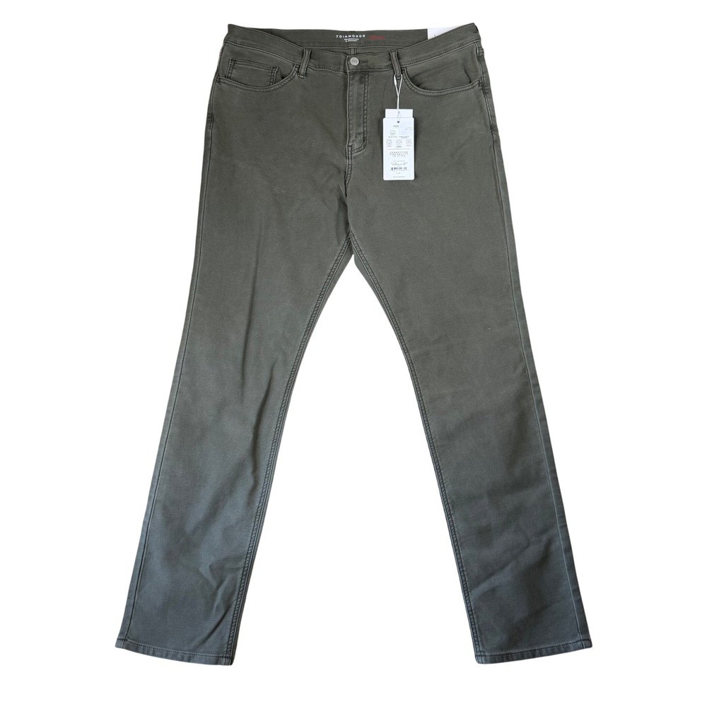 7 Diamonds Generation 5 Pocket Pant 38x34 Dark Sage Green STP-1259 NWT Mens